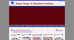 Desktop Screenshot of galaxycollege.org